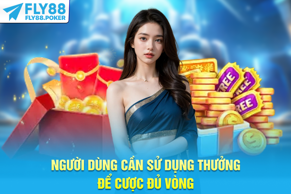 Điều Khoản Và Điều Kiện - Cam Kết Pháp Lý Của FLY88 7 Người dùng cần sử dụng thưởng để cược đủ vòng
